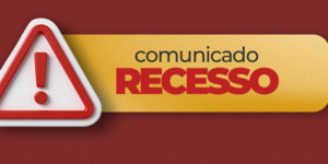 Imagem acessível: A imagem, com fundo claro e à esquerda, um megafone vermelho, apresenta um aviso de recesso. No centro, o título “Aviso Recesso” aparece em destaque sobre uma faixa laranja. Abaixo, em um quadro escuro, o texto informa que a Feserv Minas não realizará atendimentos nos dias 20/4 e 21/4, devido ao feriado de Tiradentes, e que os atendimentos serão retomados no dia 22/4, quarta-feira; ao final, há a mensagem “Bom feriado a todas e todos!” e, na parte inferior da imagem, o logotipo da Feserv Minas.