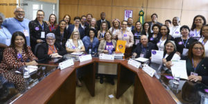 Representantes da CSPB em visita aos Ministérios das Mulheres e da Cultura.